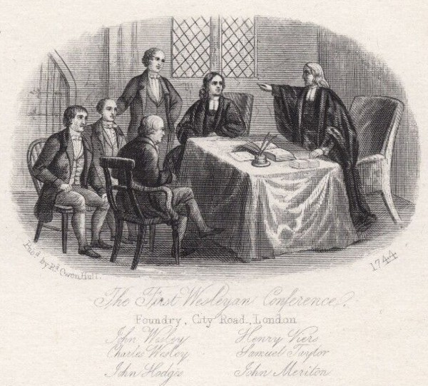 La primera conferencia wesleyana - National Portrait Gallery